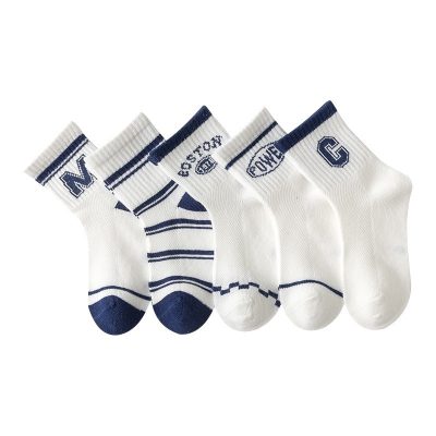 Set 5 Đôi Tất Lưới Cao Cổ Cho Bé Thu Đông 1-12 Tuổi Power CM T62