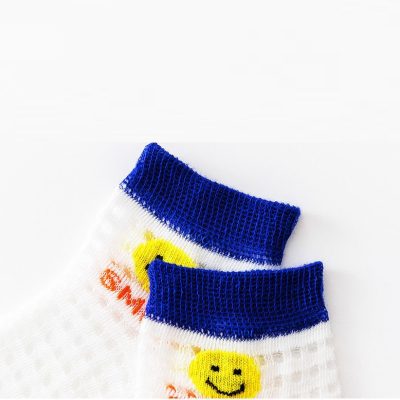 Set 5 Đôi Tất Lưới Thu Đông Cho Bé Trai Bé Gái 0-6 Tuổi Mẫu Chuột T79