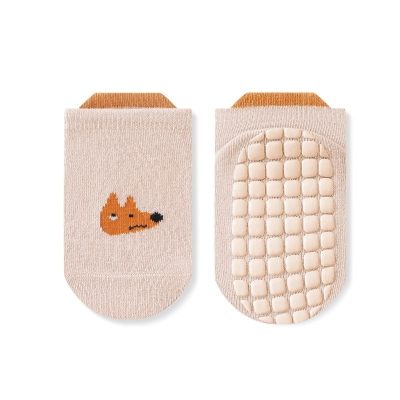 Set 3 Tất Thu Đông Cho Bé Chống Trơn Trượt 0-3 Tuổi Mẫu Hạt Vuông T66