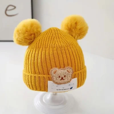 Mũ Len Cho Bé Trai Bé Gái 6-24 Tháng Lucky Bông Xù M21 - Ảnh 8