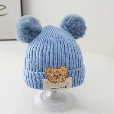 Mũ Len Cho Bé Trai Bé Gái 6-24 Tháng Lucky Bông Xù M21 - Ảnh 10