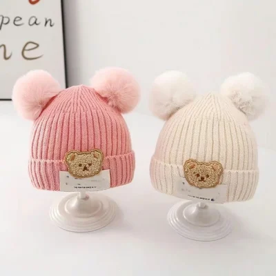 Mũ Len Cho Bé Trai Bé Gái 6-24 Tháng Lucky Bông Xù M21 - Ảnh 9