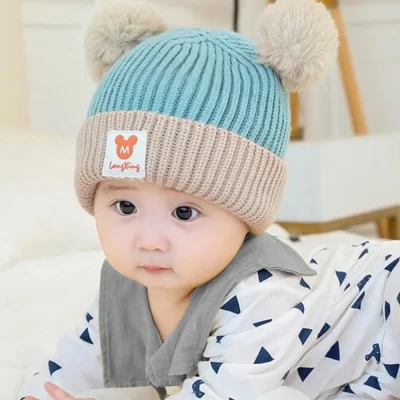 Mũ Len Cho Bé Kèm Khăn Quàng Cổ 0-30 Tháng M16 - Ảnh 5