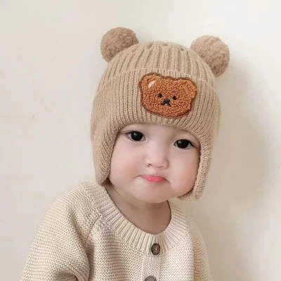 Nón Len Cho Bé Trai Bé Gái Trùm Đầu 3-24 Tháng M57 - Ảnh 2