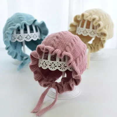 Mũ Len Cho Bé Trai Bé Gái 6-36 Tháng Tai Bèo M18 - Ảnh 4
