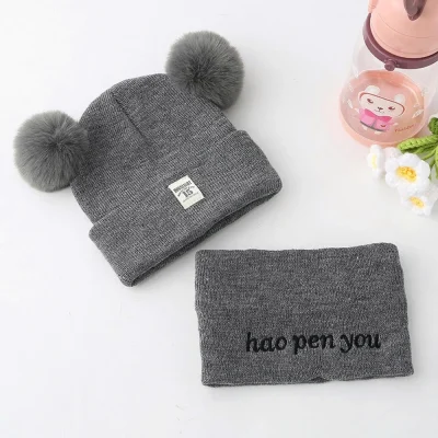Mũ Len Kèm Khăn Quàng Cổ Cho Bé 6-36 Tháng M14 - Ảnh 5