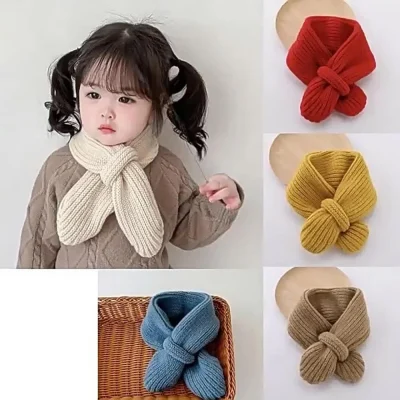 Khăn Choàng Cổ Giữ Ấm Mùa Đông Cho Bé 0 - 5 Tuổi Mẫu Trơn K66 - Ảnh 6