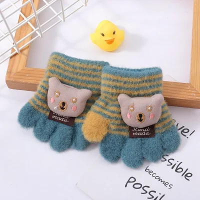 Găng Tay Len Mùa Đông Thỏ Gấu Cho Bé 2-4 Tuổi GB04 - Ảnh 10