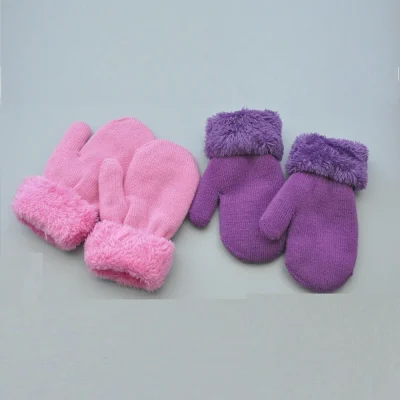 Bao Tay Len Viền Lông Cho Bé Mùa Đông 1-3 Tuổi GB16 - Ảnh 3