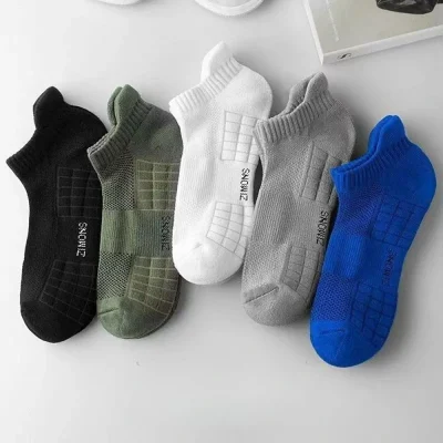 Set 5 Đôi Tất Người Lớn Chống Trơn Trượt Thu Đông Mẫu Mới Nhiều Màu TX02 - Ảnh 3
