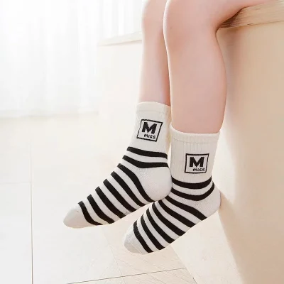 Set 5 Đôi Tất Cao Cổ Thu Đông Cho Bé Trai Bé Gái 1-12 Tuổi Chữ Số Plant T42 - Ảnh 9