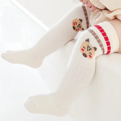 Set 5 Đôi Tất Thu Đông Cao Cổ Cho Bé 0-5 Tuổi Hình Con Vật T31 - Ảnh 8