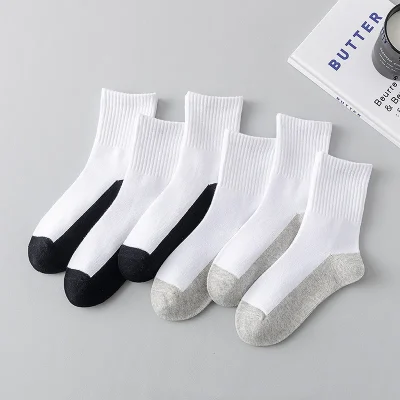 Set 5 Đôi Tất Thu Đông Cho Bé 1 - 12 Tuổi Mẫu Hai Màu Sáng Tối T28 - Ảnh 10