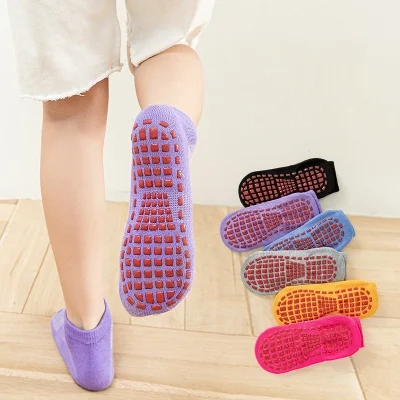 Set 5 Đôi Tất Lưới Chống Trơn Trượt Cho Bé 1-12 Tuổi Mẫu T17 - Ảnh 3