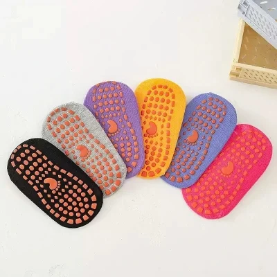 Set 5 Tất Chống Trượt Cho Bé Trai Bé Gái 1-12 Tuổi Cổ Ngắn Nhiều Màu T20 - Ảnh 9