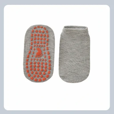 Set 5 Đôi Tất Nam & Nữ Thu Đông Chống Trơn Trượt Mẫu Đen Ghi TX01 - Ảnh 4
