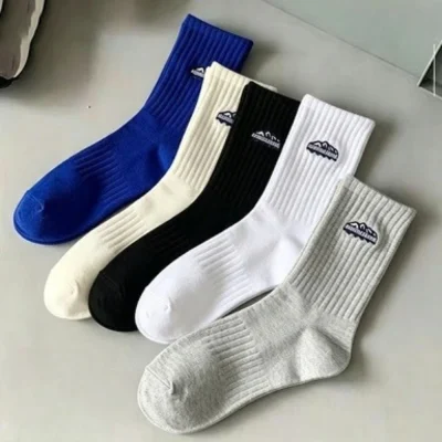Set 5 Đôi Tất Người Lớn Thoáng Khí Thấm Hút Mồ Hôi Mẫu Thể Thao TX05 - Ảnh 2