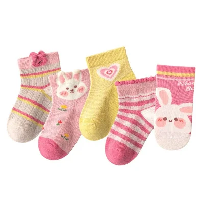 Set 5 Đôi Tất Thu Đông Cho Bé Trai Bé Gái Từ 1 - 12 Tuổi Mẫu Nhiều Hình T69 - Ảnh 6