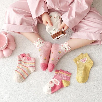 Set 5 Đôi Tất Thu Đông Cho Bé Trai Bé Gái Từ 1 - 12 Tuổi Mẫu Nhiều Hình T69 - Ảnh 8